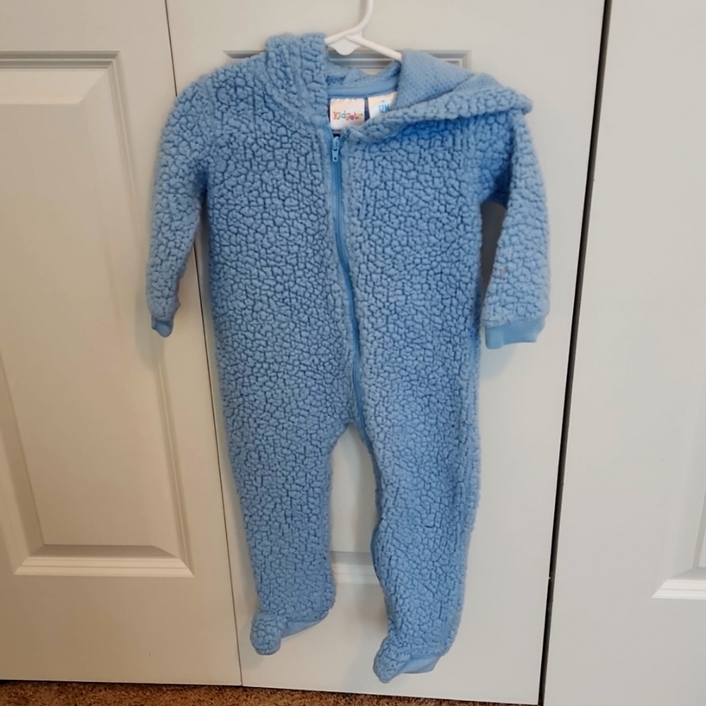 Sherpa footies with hood